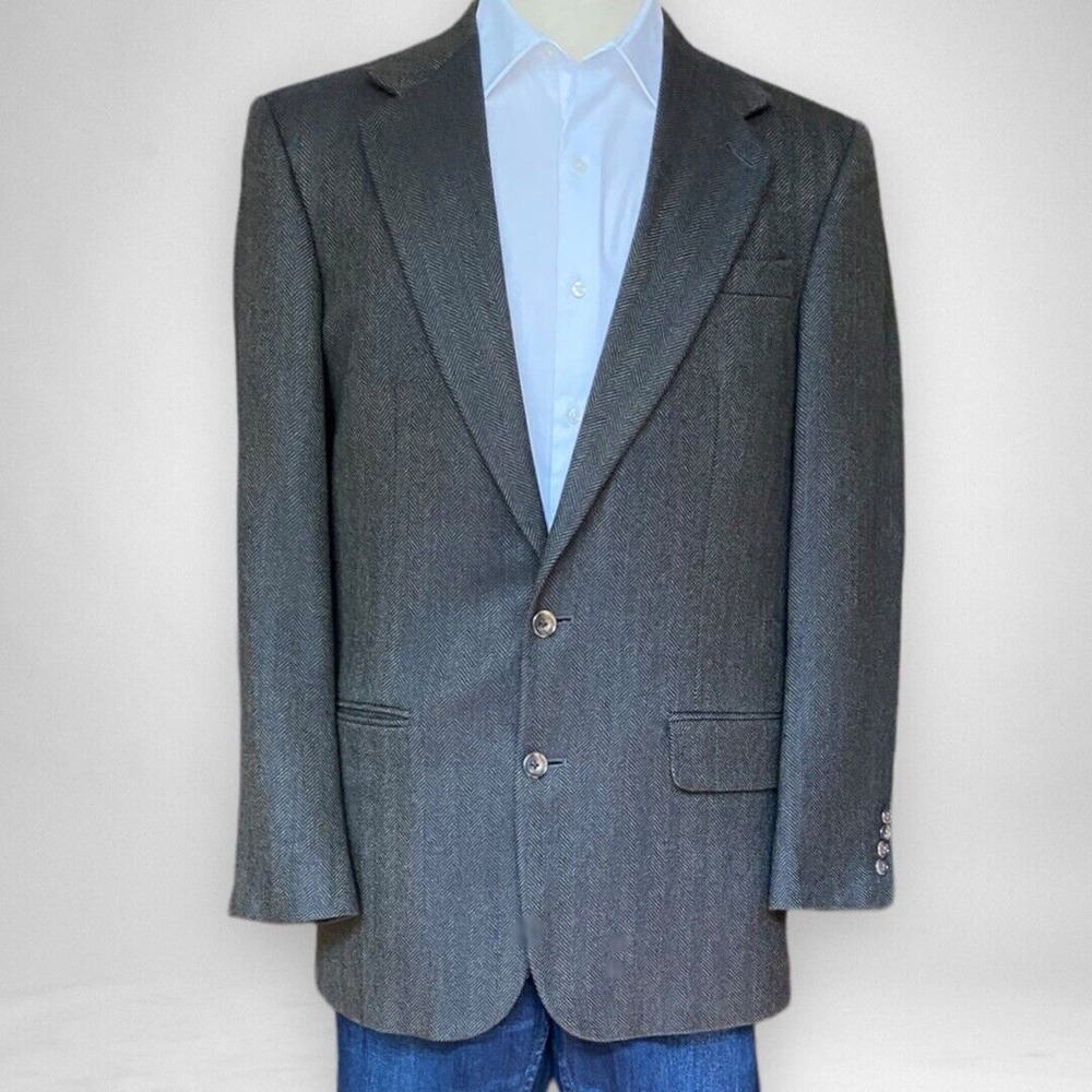 Vintage Oscar De La‎ Renta Blazer Sport Coat Mens Size 40 L Casual Jacket